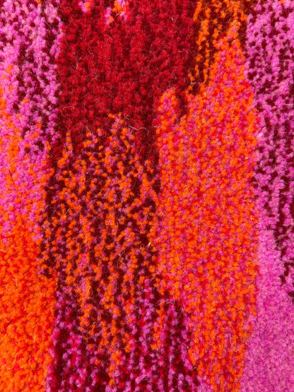 'Anenome' Hand Tufted circular wall hanging