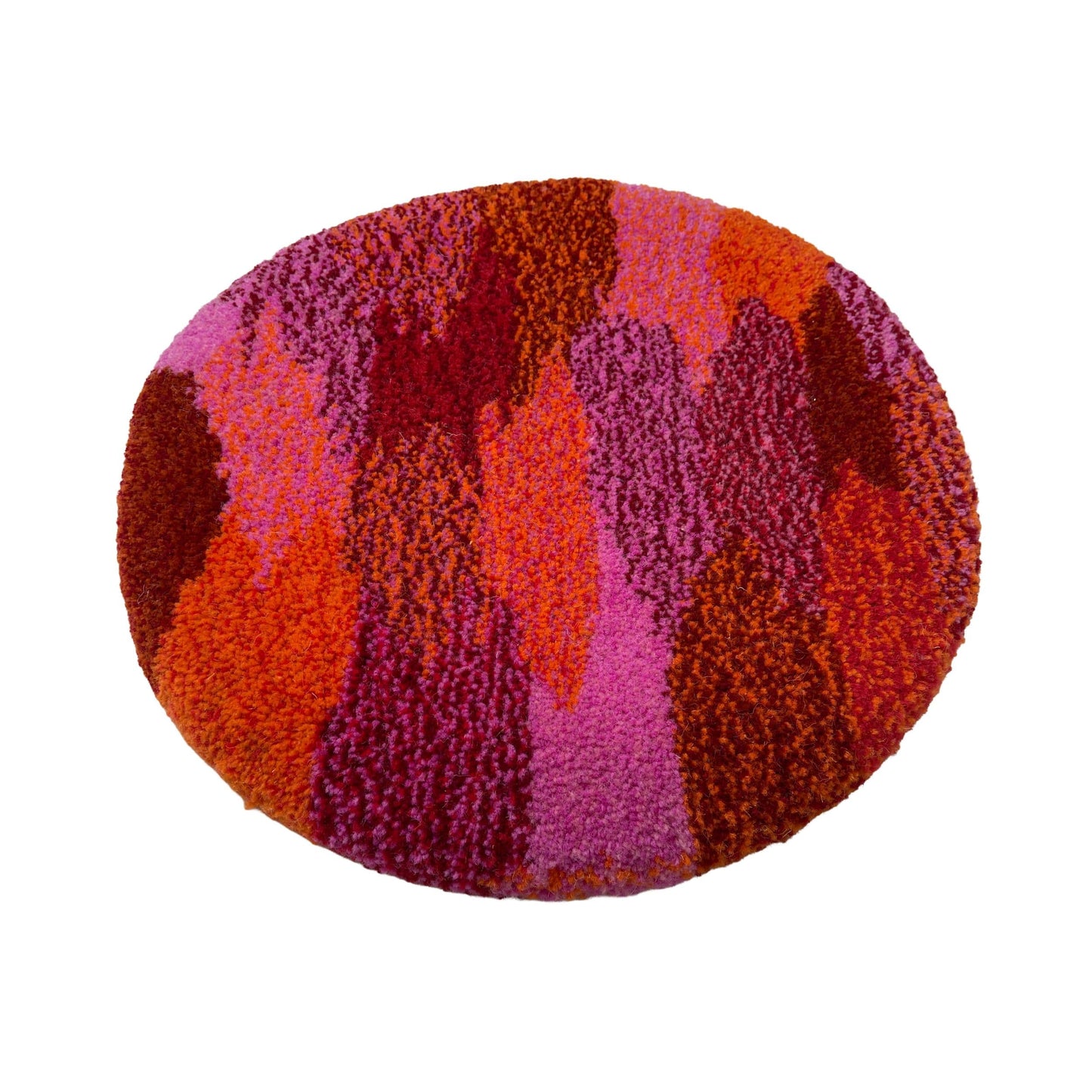 'Anenome' Hand Tufted circular wall hanging