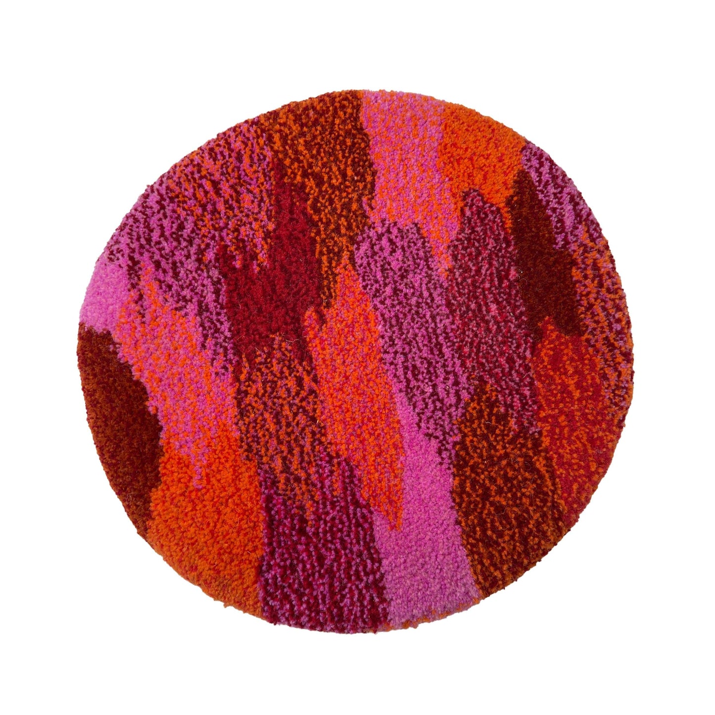 'Anenome' Hand Tufted circular wall hanging