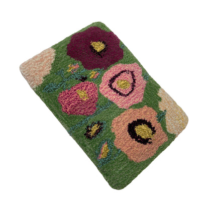 Hand Tufted 'Flower' wall hangings